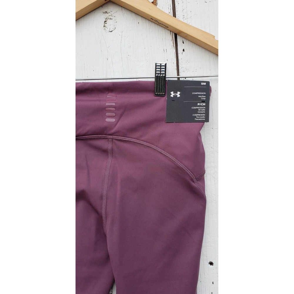Under Armour Fly Fast 2.0 Compression Mid Rise Crop Athletic Leggings Size SM - Picture 14 of 14